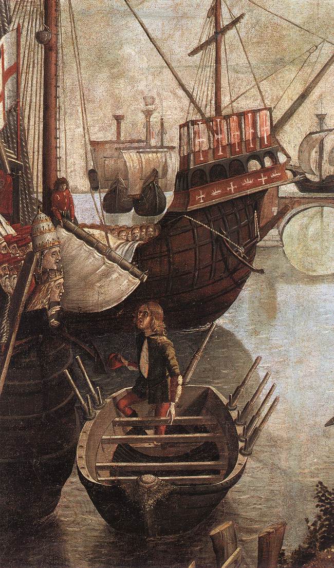 The Arrival of the Pilgrims in Cologne (detail)